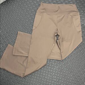 High-Waisted Tan Leggings